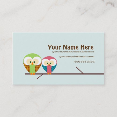 Mod Owl Business Card