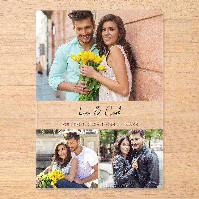 MOD Para Photo Trio H Save the Date (Front)
