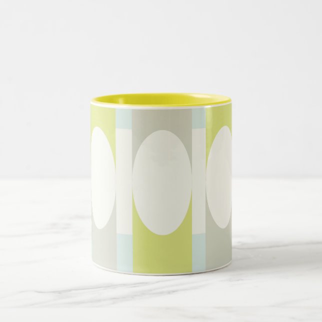 Mod Pastel Ovals Mug (Center)