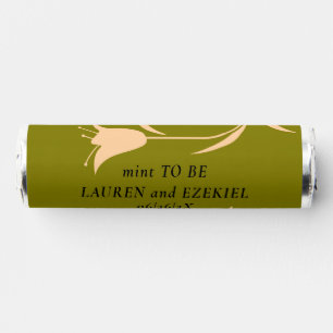 MOD PEACH & OLIVE TULIP WEDDING BREATH SAVERS® MINTS