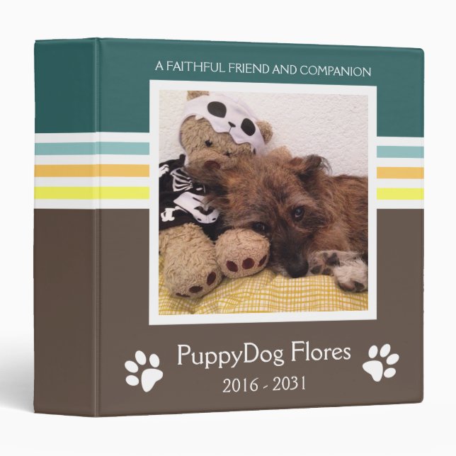 mod pet loss memorial 3 ring binder (Front/Spine)