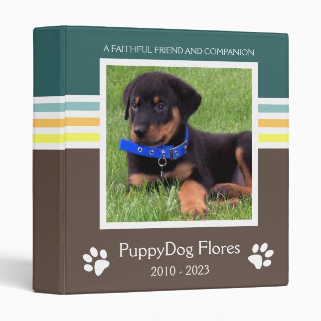 mod pet loss memorial binder (Front/Spine)