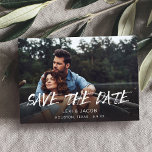 MOD Photo & Calligraphy 5 Save the Date Invitation<br><div class="desc">Get your guests excited for your amazing wedding with your fun,  modern,  and MOD Photo & Calligraphy 5 Save the Date invitation.</div>