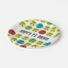 Mod Pi Party Supplies Colorful Pi Paper Plate