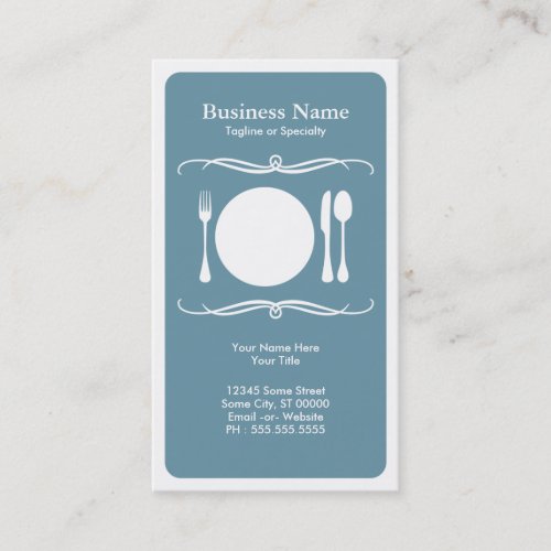 mod place setting business card templates