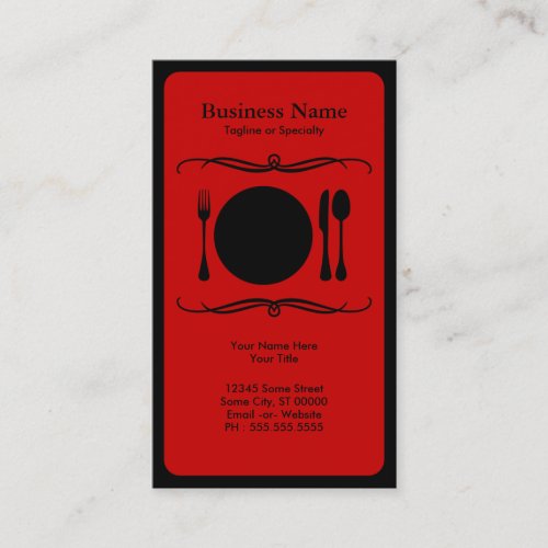 mod place setting business card templates