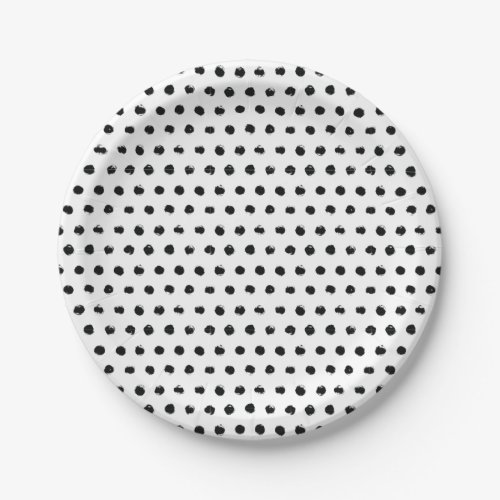Mod Polka Dot Pattern Paper Plates