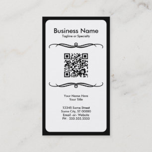 mod QR code Business Card