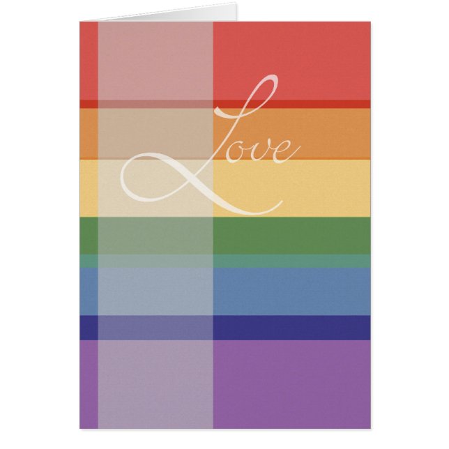 Mod Rainbow Love Cards (Front)