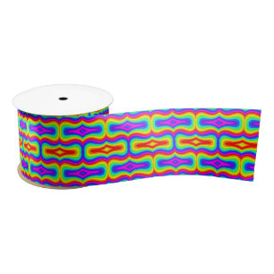 Mod Rainbow Satin Ribbon
