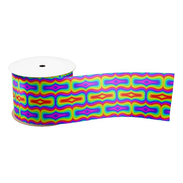 Mod Rainbow Satin Ribbon (Spool)