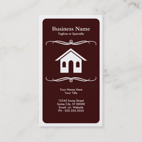 mod real estate business cards