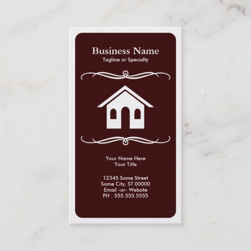 Customizable mod real estate business cards