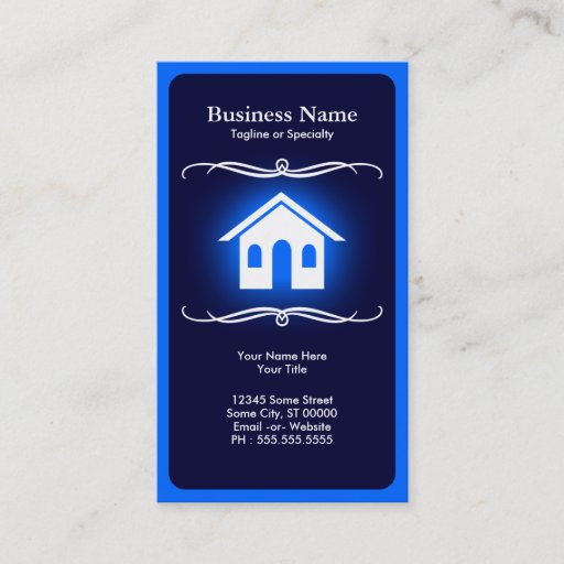 Customizable mod real estate business cards