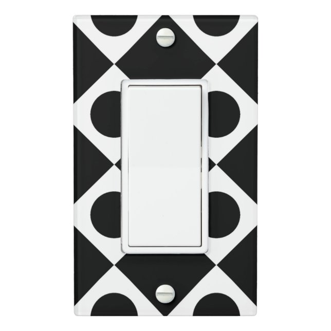 Mod Retro 60's Black Light Switch Cover (In Situ)