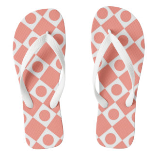 Mod Retro 60's Cantaloupe Flip Flops