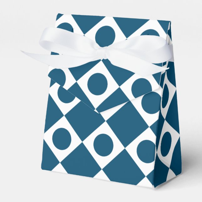 Mod Retro 60's Custom Color Favor Box (Front Side)