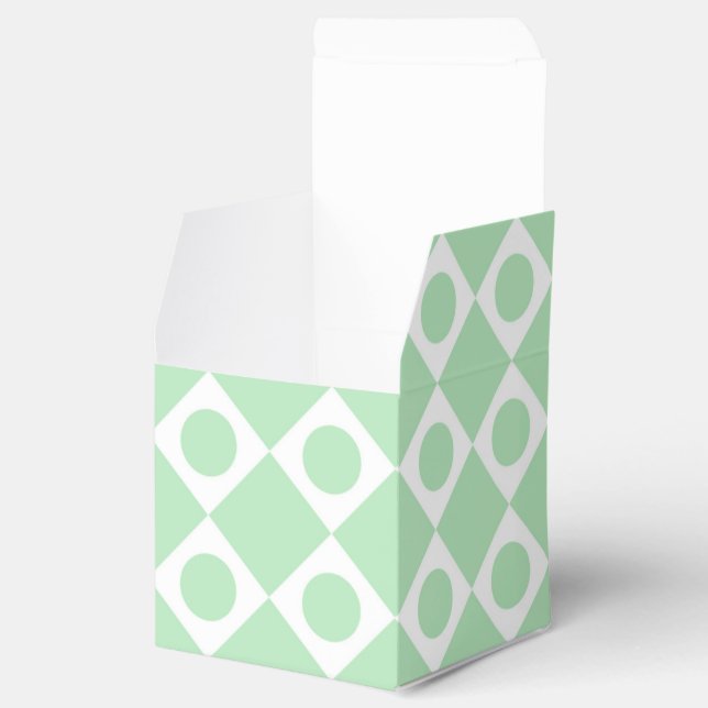 Mod Retro 60's Mint Favor Boxes (Opened)