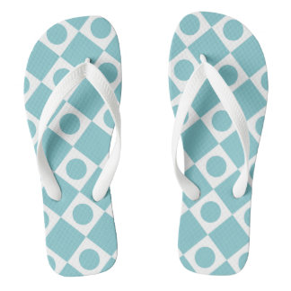 Mod Retro 60's Sky Flip Flops