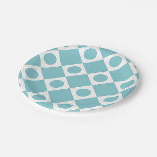 Mod Retro 60's Sky Paper Plates