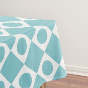 Mod Retro 60's Sky Tablecloth