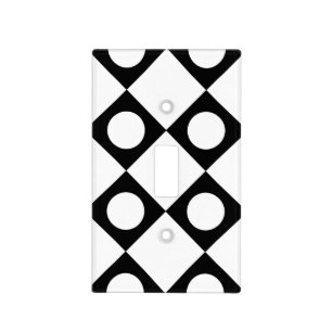 Mod Retro 60's White Light Switch Cover