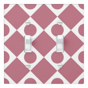 Mod Retro 60's Wildberry Light Switch Cover