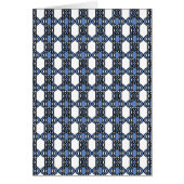 Mod Retro Blue Abstract Scarab Pattern (Front)