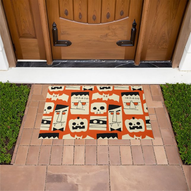 Mod Retro Monsters Doormat (Outdoor)