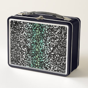 Mod Retro Quirky Groovy Boho Paragender Pride Metal Lunch Box