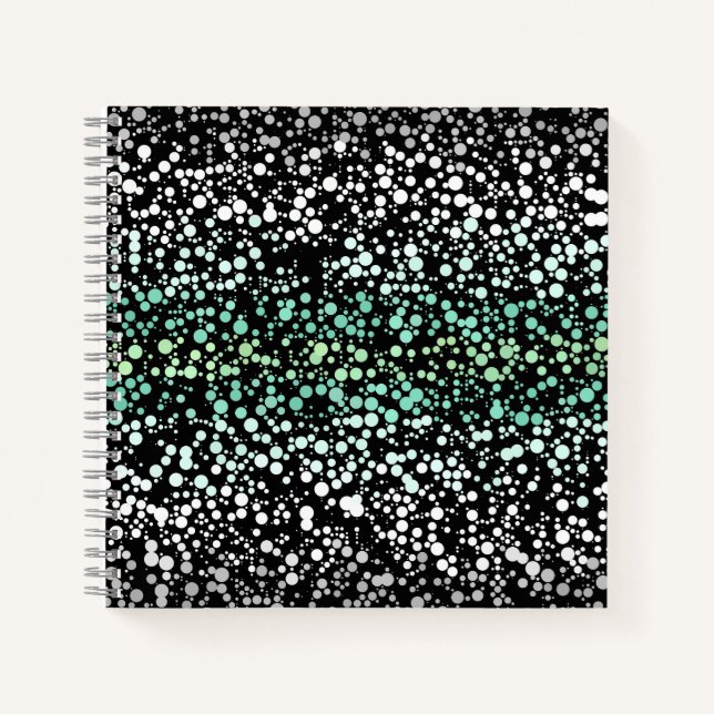 Mod Retro Quirky Groovy Boho Paragender Pride Notebook (Front)
