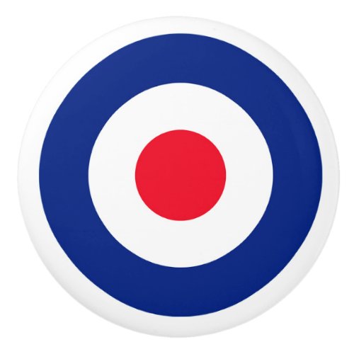 Mod Roundel Target Ceramic Knob