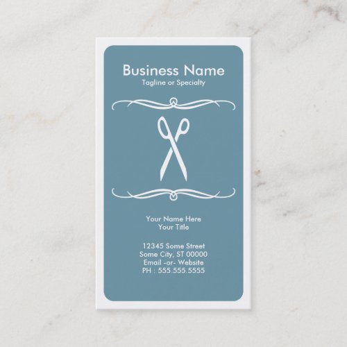 mod scissors business card templates