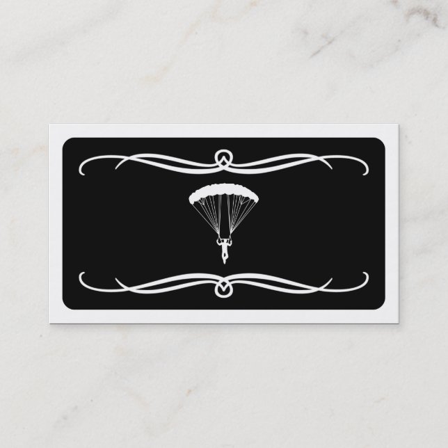 mod skydive (color customizable) business card (Front)
