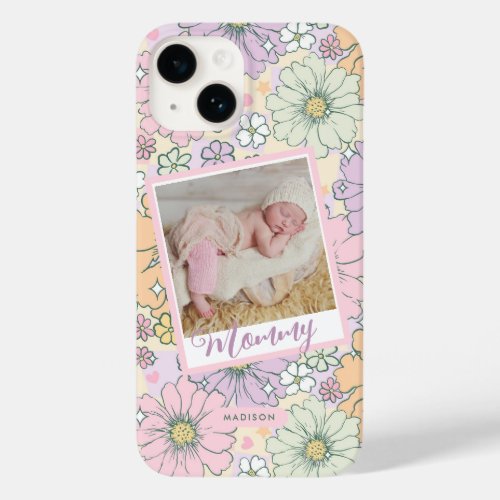 Mod Spring Floral Custom Photo Case_Mate iPhone 14 Case