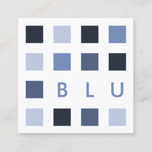 mod squares square business card