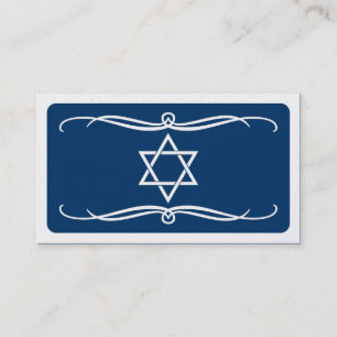 mod star of david (color customizable) business card