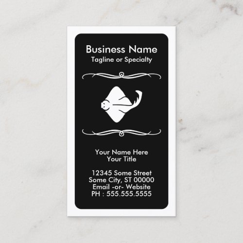 mod stingray business card