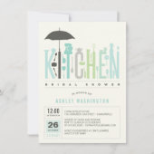 Mod Stock The Kitchen Bridal Shower Party Invite (Front)