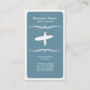 mod surfing business card