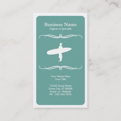 mod surfing business cards