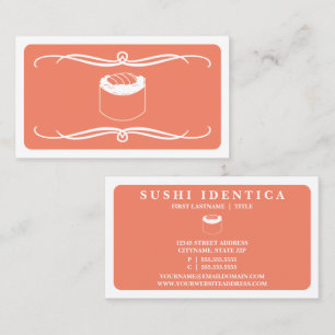 mod sushi business card