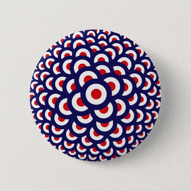 Mod Swarm Badge Pinback Button (Front)