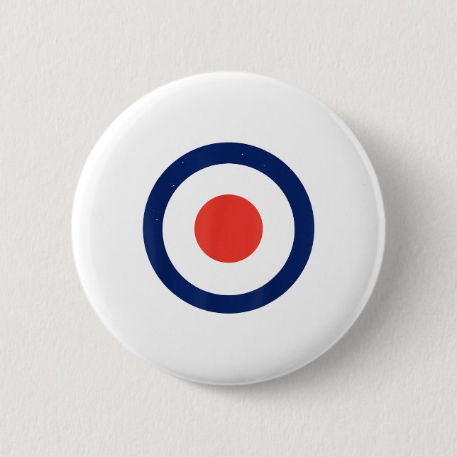 Mod Target Air Force Bullseye Target _1  Button (Front)