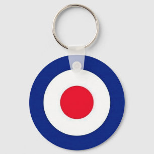 Mod Target Design Keychain