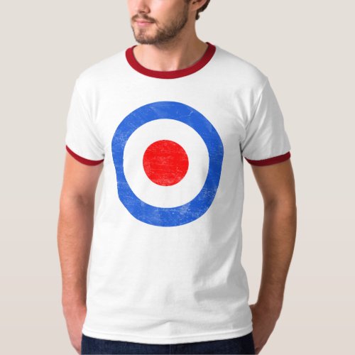 Mod Target Distressed T_Shirt