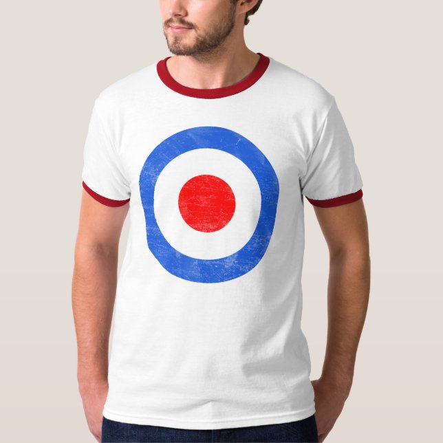 Mod Target Distressed T-Shirt (Front)