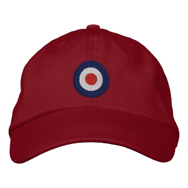 Mod Target Embroidered Cap (Front)