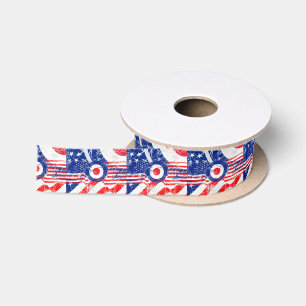 Mod Target Mods USA Target Grunge Roundel Satin Ribbon