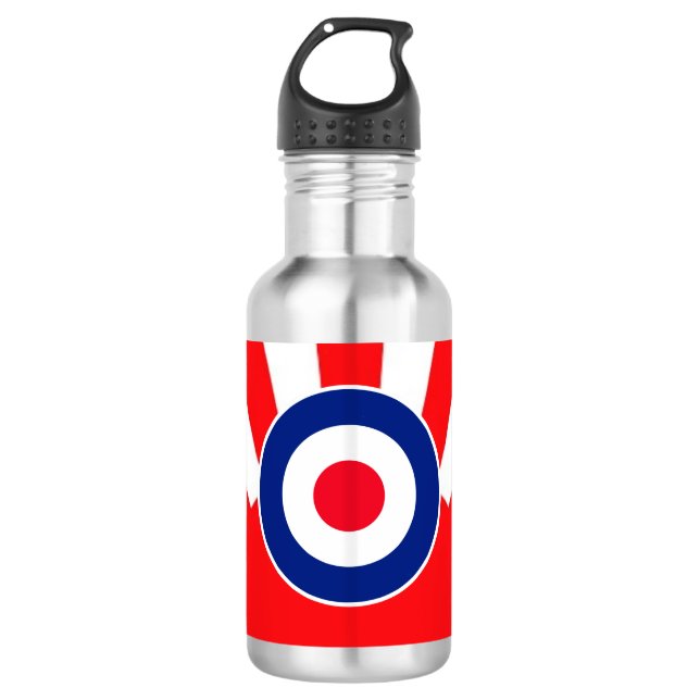 MOD Target on Burst Japan Water Bottle (Front)